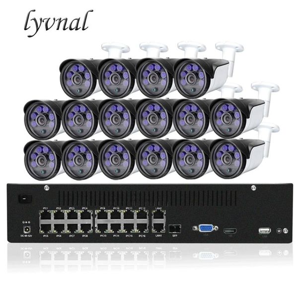 lyvnal h.265/264 16ch poe nvr kit plug and play 2mp 1080p ip camera poe 48v cctv system surveillance kit 32ch nvr 4k 1080p
lyvnal h.265/264 16ch poe nvr kit plug and play 2mp 1080p ip camera poe 48v cctv system surveillance kit 32ch nvr 4k 1080p