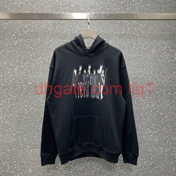 20ss band model p printed hoodies fashion pullover hooded sweatshirt men women high street hoodies size xs, Black
20ss band model p printed hoodies fashion pullover hooded sweatshirt men women high street hoodies size xs, Black