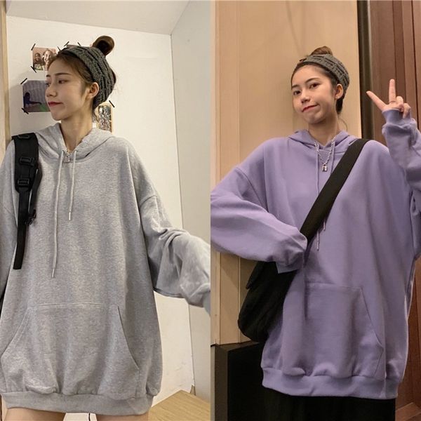 ohoc5 rail model hooded sweater coatsweater korean new women's ins fashion brand solid loose color coat 2020 style student autumn coat, Black
ohoc5 rail model hooded sweater coatsweater korean new women's ins fashion brand solid loose color coat 2020 style student autumn coat, Black
