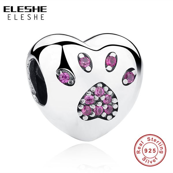 eleshe cute pets animal dog prints charms beads 925 sterling silver european diy beads fit charms bracelets jewelry
eleshe cute pets animal dog prints charms beads 925 sterling silver european diy beads fit charms bracelets jewelry
