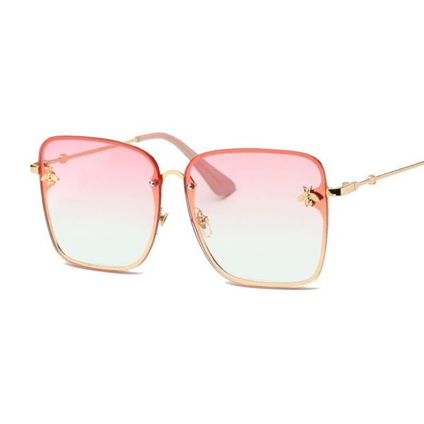 sunglasses bee square women vintage sun glasses for female metal frame shades ladies gradient gafas de sol mujer, White;black
sunglasses bee square women vintage sun glasses for female metal frame shades ladies gradient gafas de sol mujer, White;black