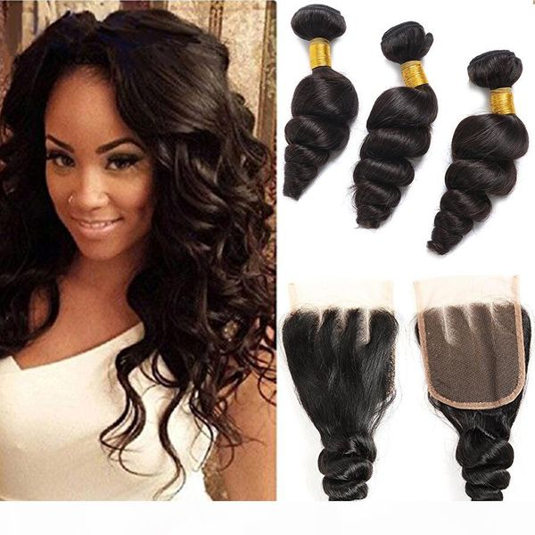 brazilian hair loose wave 1pc lace closure with 3pcs bundle 4pcs lot brazilian virgin human hair extensions 10"-28" ups, Black;brown
brazilian hair loose wave 1pc lace closure with 3pcs bundle 4pcs lot brazilian virgin human hair extensions 10"-28" ups, Black;brown