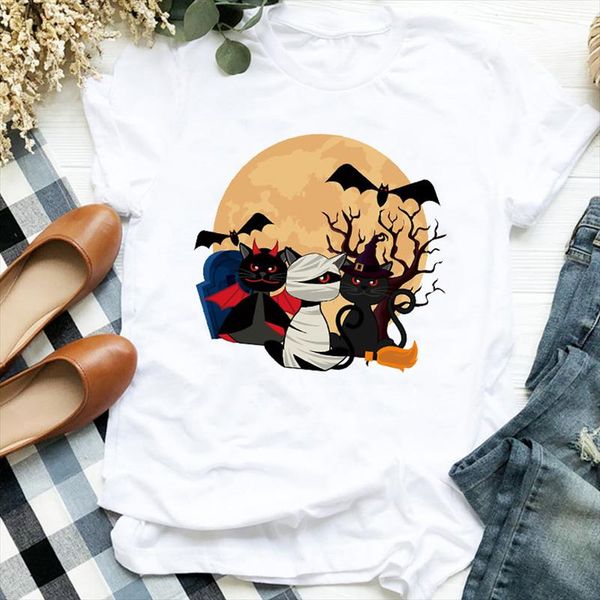 women lady witch cat cartoon animal kawaii fall halloween print t tee womens tshirt female shirt clothes graphic t shirt, White
women lady witch cat cartoon animal kawaii fall halloween print t tee womens tshirt female shirt clothes graphic t shirt, White