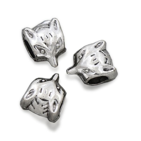 alloy fox head big hole beads 9x10.5x7mm antique silver dangle fit european charm bracelets jewelry diy l1337 200pcs/lot, Black
alloy fox head big hole beads 9x10.5x7mm antique silver dangle fit european charm bracelets jewelry diy l1337 200pcs/lot, Black