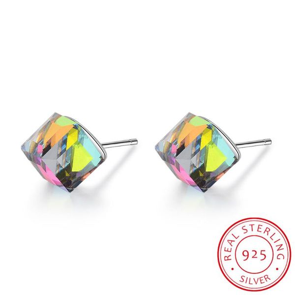 stud lekani original crystal from piercing earrings for women 925 sterling silver cube earring jewelry gifts wholesale, Golden;silver
stud lekani original crystal from piercing earrings for women 925 sterling silver cube earring jewelry gifts wholesale, Golden;silver