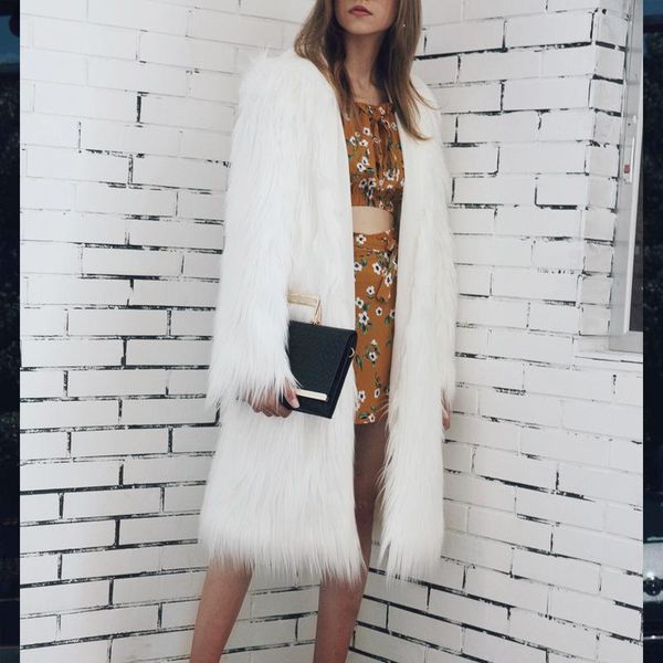 women's fur & faux autumn nice women winter fashion warm thick coat plush long-haired imitation hooded jacke coats jacket, Black
women's fur & faux autumn nice women winter fashion warm thick coat plush long-haired imitation hooded jacke coats jacket, Black