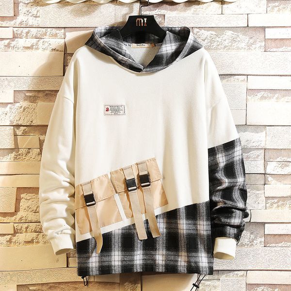 2021 spring hoodie splicing male size chess long sleeve fat tide work done with black hip tools sweaters 4y38
2021 spring hoodie splicing male size chess long sleeve fat tide work done with black hip tools sweaters 4y38