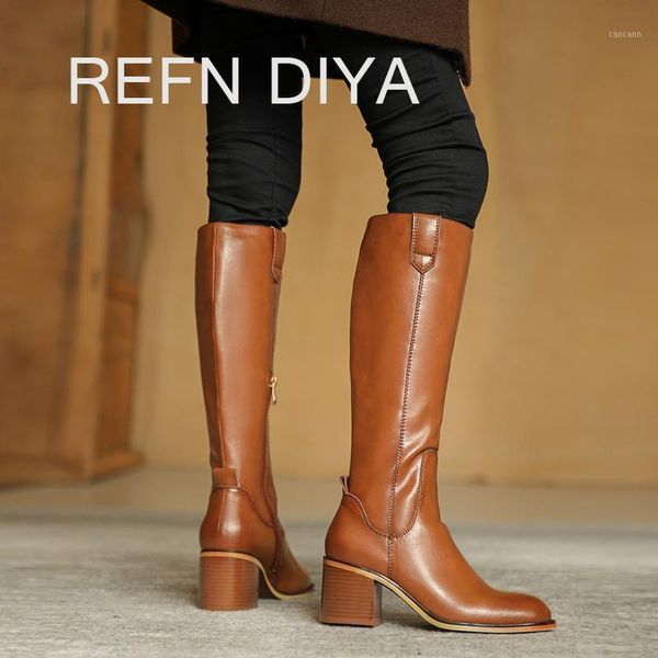 refndiya knee high boots thick high heel short plush genuine leather warm comfortable women winter snow boots1, Black
refndiya knee high boots thick high heel short plush genuine leather warm comfortable women winter snow boots1, Black