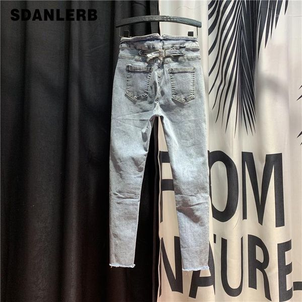 fashion wild button jeans women's 2020 spring new high-waist heavy process beaded pencil pants diamond jeans village1, Blue
fashion wild button jeans women's 2020 spring new high-waist heavy process beaded pencil pants diamond jeans village1, Blue