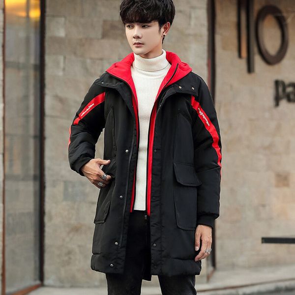 2021 medium and long winter korean fashion coat young middle school students' men's casual warm cotton cloth, Black
2021 medium and long winter korean fashion coat young middle school students' men's casual warm cotton cloth, Black
