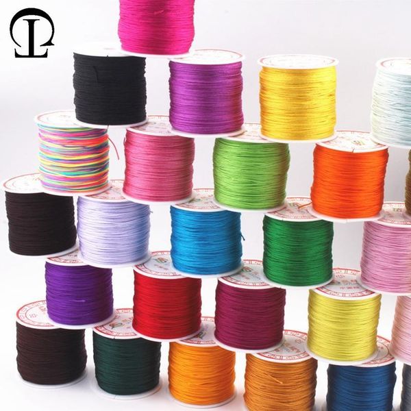 100yards/lot 2.5mm chinese knot line 15 colors polyester thread for crocheting diy hand-woven bracelet bakers twine cloth belt1, Black;white
100yards/lot 2.5mm chinese knot line 15 colors polyester thread for crocheting diy hand-woven bracelet bakers twine cloth belt1, Black;white