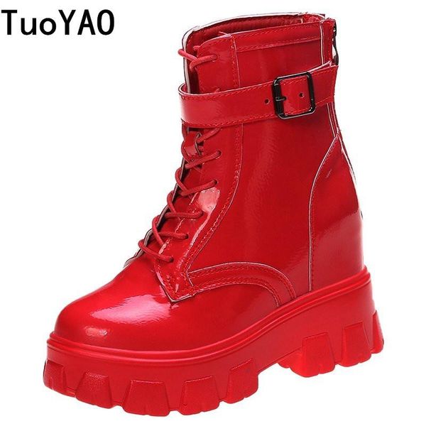 boots shoes women autumn motorcycle 2021 british style platform sneakers 9cm heels thick bottom pu leather woman black red
boots shoes women autumn motorcycle 2021 british style platform sneakers 9cm heels thick bottom pu leather woman black red