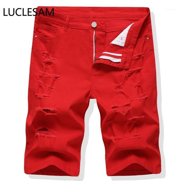 mens ripped holes short jeans male red elasticity calf length denim pants fashion streetwear punk rock shorts casual biker jean1, Blue
mens ripped holes short jeans male red elasticity calf length denim pants fashion streetwear punk rock shorts casual biker jean1, Blue