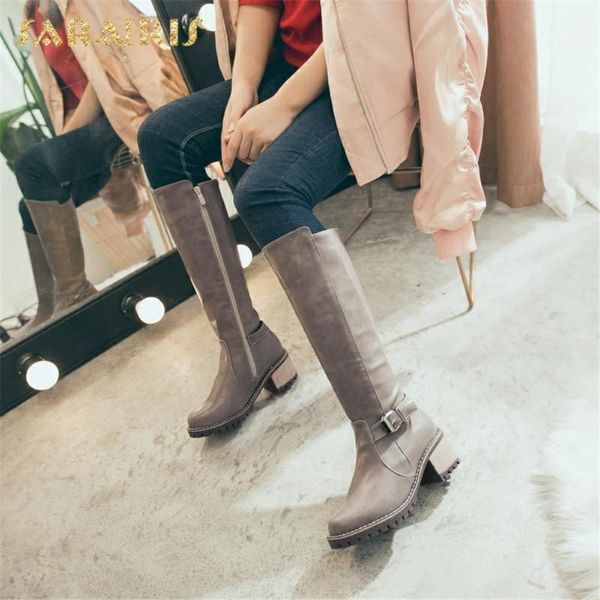 boots sarairis 2021 fashion wholesale zipper mid calf woman shoes high heels lady boot buckle office ladies1, Black
boots sarairis 2021 fashion wholesale zipper mid calf woman shoes high heels lady boot buckle office ladies1, Black