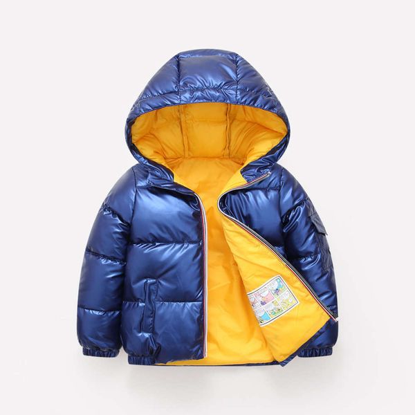 2021 new children's jacket off season white duck down men's and women's heavy cardigan bright gilded coat, Black
2021 new children's jacket off season white duck down men's and women's heavy cardigan bright gilded coat, Black