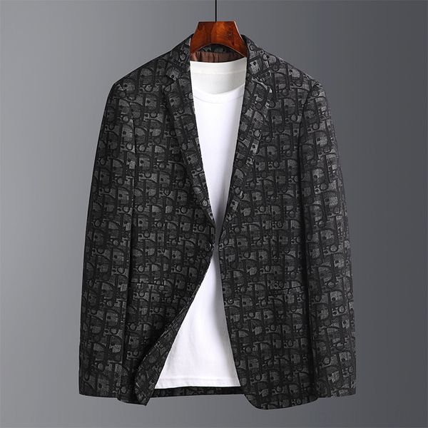suit men spring autumn new youth men's british casual letter knitted elastic jacquard jacquard small suit fashion zj1gw, Blue
suit men spring autumn new youth men's british casual letter knitted elastic jacquard jacquard small suit fashion zj1gw, Blue