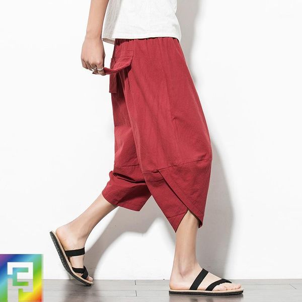 summer cropped trousers mens casual bloomers loose large size wide leg streetwear pants cotton beach pants harem men track1, Black
summer cropped trousers mens casual bloomers loose large size wide leg streetwear pants cotton beach pants harem men track1, Black