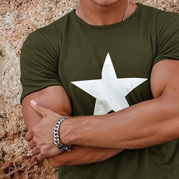 2021 star printed t shirts summer o neck short sleeve man and women tee shirts, White
2021 star printed t shirts summer o neck short sleeve man and women tee shirts, White