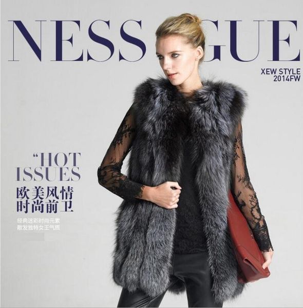 women's fur & faux s-6xl plus big size silver color vests 2021 winter o-neck sleeveless women vest casaco de pele feminino bf322, Black
women's fur & faux s-6xl plus big size silver color vests 2021 winter o-neck sleeveless women vest casaco de pele feminino bf322, Black