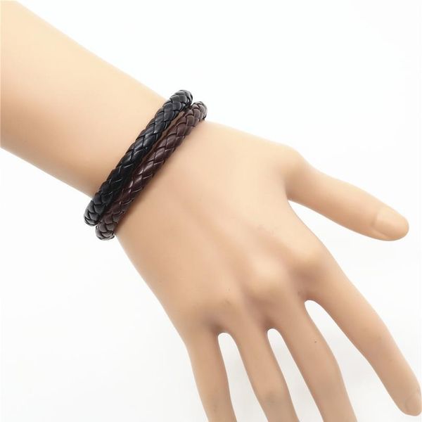 new fashion casual vintage punk 2 layer brown black handmade weave pu leather men bracelets for women homme men jllpuf, Golden;silver
new fashion casual vintage punk 2 layer brown black handmade weave pu leather men bracelets for women homme men jllpuf, Golden;silver