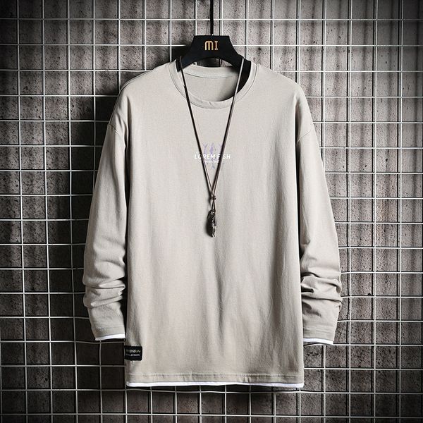 2021 new autumn spring fashion oversized black gray pieces men's long sleeve man's neck shirt mwcq, White;black
2021 new autumn spring fashion oversized black gray pieces men's long sleeve man's neck shirt mwcq, White;black