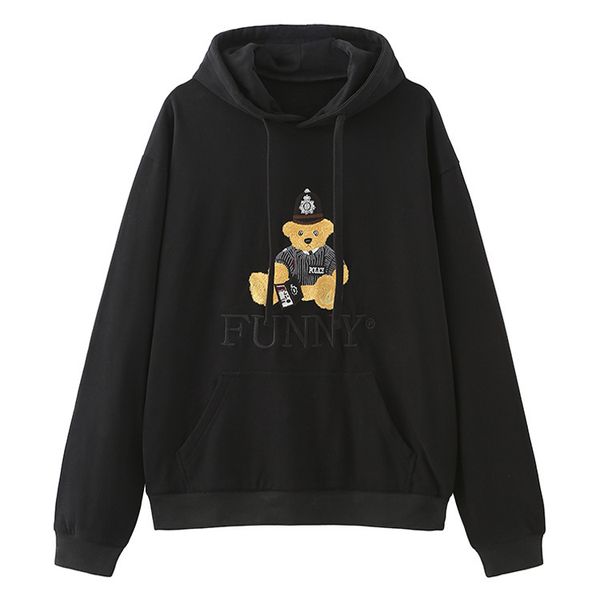 2021 classic luxury male embroidered funny bear hoodies and sweaters cotton thick fleeing hip street m35. t9u5, Black
2021 classic luxury male embroidered funny bear hoodies and sweaters cotton thick fleeing hip street m35. t9u5, Black