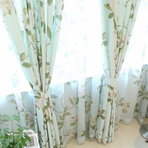 american style curtains for living dining room bedroom pastoral flower printing fresh curtain finished products customization
american style curtains for living dining room bedroom pastoral flower printing fresh curtain finished products customization