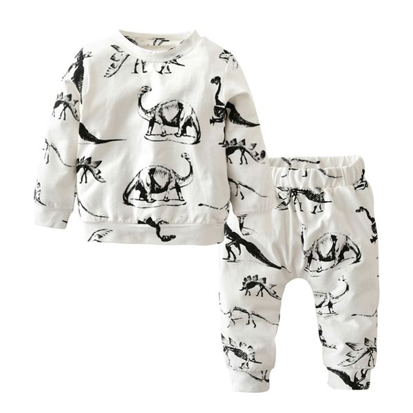 baby clothing set 2pcs new fashion long sleeves dinosaurs print infant casual outfit newborn baby boys girls clothes y200803, White
baby clothing set 2pcs new fashion long sleeves dinosaurs print infant casual outfit newborn baby boys girls clothes y200803, White