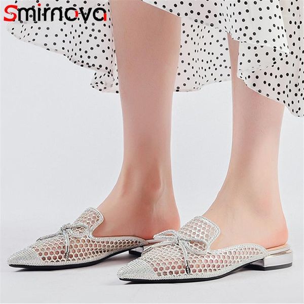 slippers smirnova 2021 arrive women slipper pointed toe bowknot hollow out summer shoes comfortable low heel women1, Black
slippers smirnova 2021 arrive women slipper pointed toe bowknot hollow out summer shoes comfortable low heel women1, Black
