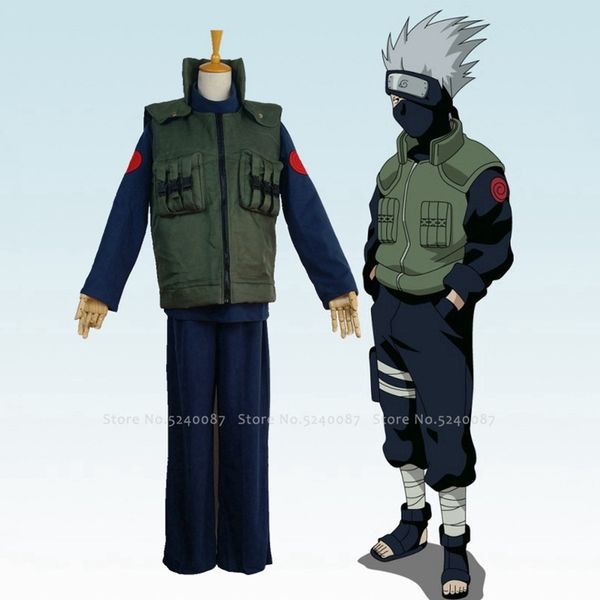 japanese cartoon hatake kakashi wig short hair mask naruto combat uniform combination pants high vest shoes cartoon clothing comic strip, Gray;blue
japanese cartoon hatake kakashi wig short hair mask naruto combat uniform combination pants high vest shoes cartoon clothing comic strip, Gray;blue