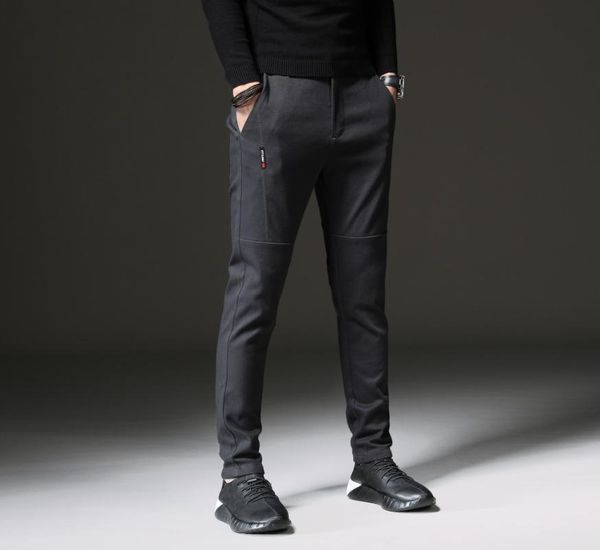 corduroy comfortable cotton men's straight casual pants 2020 autumn winter brand clothing classic embroidery trousers, Black
corduroy comfortable cotton men's straight casual pants 2020 autumn winter brand clothing classic embroidery trousers, Black