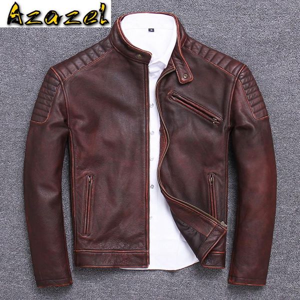 motorcycle genuine leather jacket men vintage real cow leather coat spring autumn outerwear veste cuir homme u-1806 kj3212, Black
motorcycle genuine leather jacket men vintage real cow leather coat spring autumn outerwear veste cuir homme u-1806 kj3212, Black