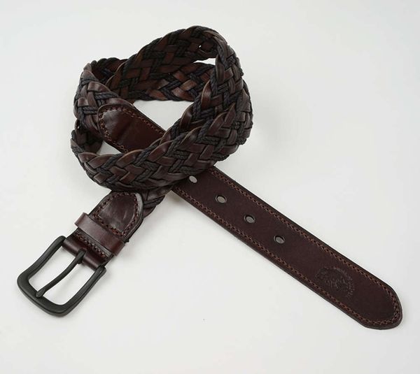 head leather men's belt youth personality rope knitting women's pin buckle versatile jeans with fashion, Black;brown
head leather men's belt youth personality rope knitting women's pin buckle versatile jeans with fashion, Black;brown