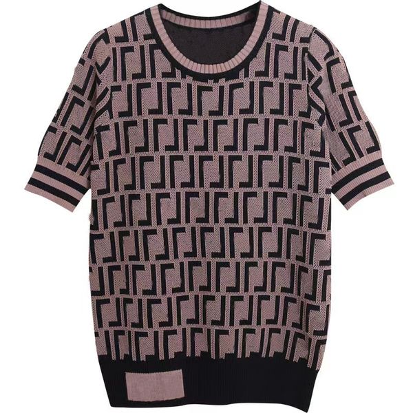 retro women's knits designer women t shirts knit weave letters pattern embroidery letter logo shirts jacquard, White
retro women's knits designer women t shirts knit weave letters pattern embroidery letter logo shirts jacquard, White