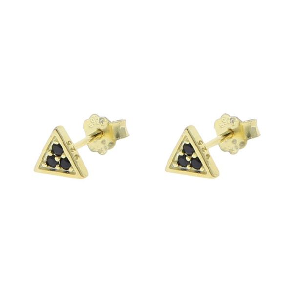 stud cute lovely small triangle earring pave black cz studs for women girls 100% 925 sterling silver party jewelry gift, Golden;silver
stud cute lovely small triangle earring pave black cz studs for women girls 100% 925 sterling silver party jewelry gift, Golden;silver