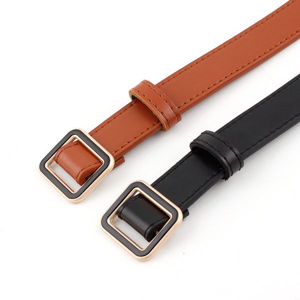 needle-square pin buckle belt female luxury faux leather thin belts for jeans dress classic waistband ceinture homme, Black;brown
needle-square pin buckle belt female luxury faux leather thin belts for jeans dress classic waistband ceinture homme, Black;brown