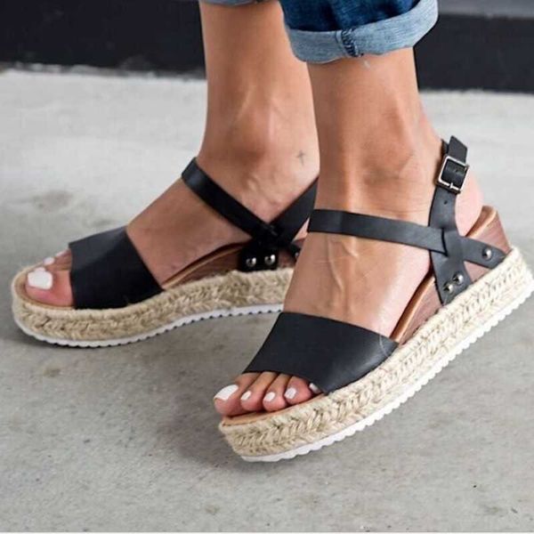 women sandals plus size wedges shoes for women high heels sandals summer shoes 2021 flip flop chaussures femme platform, Black
women sandals plus size wedges shoes for women high heels sandals summer shoes 2021 flip flop chaussures femme platform, Black