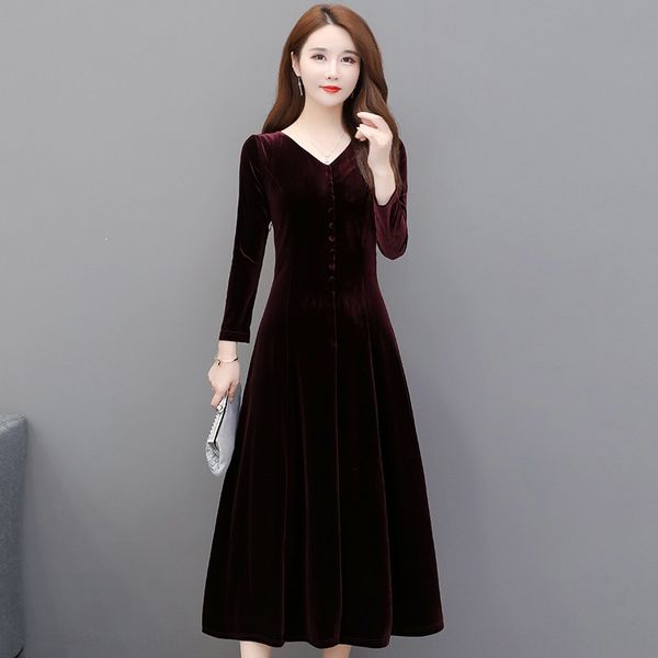 бархатистый элегантный женская средняя длиной платья dressaline dress2020 осени платье новая длина тонкого длинный рукав колено a-линия юбки, Black;gray
бархатистый элегантный женская средняя длиной платья dressaline dress2020 осени платье новая длина тонкого длинный рукав колено a-линия юбки, Black;gray