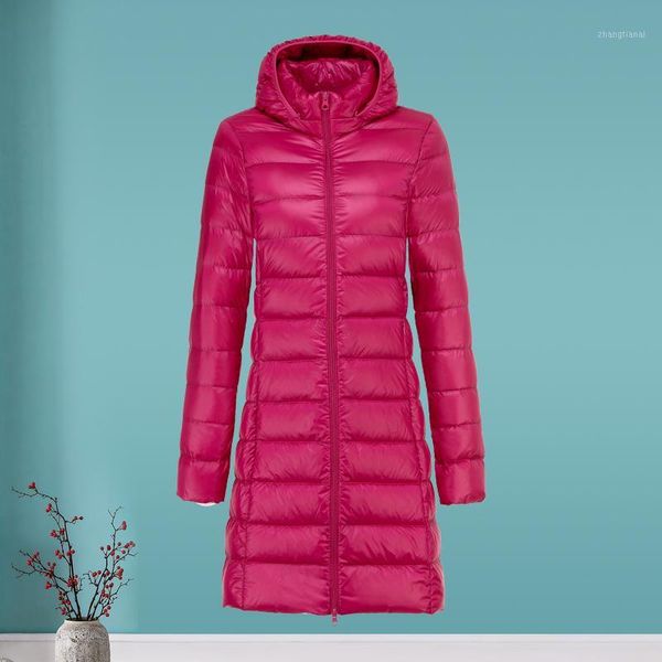 new women winter long white duck down jacket with hood detachable female ultral light slim thin soft warm zipper coat big size1, Black
new women winter long white duck down jacket with hood detachable female ultral light slim thin soft warm zipper coat big size1, Black