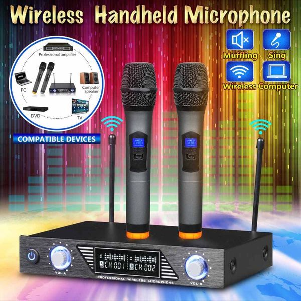 microphones kinco 2-channel wireless dual cordless handheld mic microphone system for studio karaoke music players receiver
microphones kinco 2-channel wireless dual cordless handheld mic microphone system for studio karaoke music players receiver