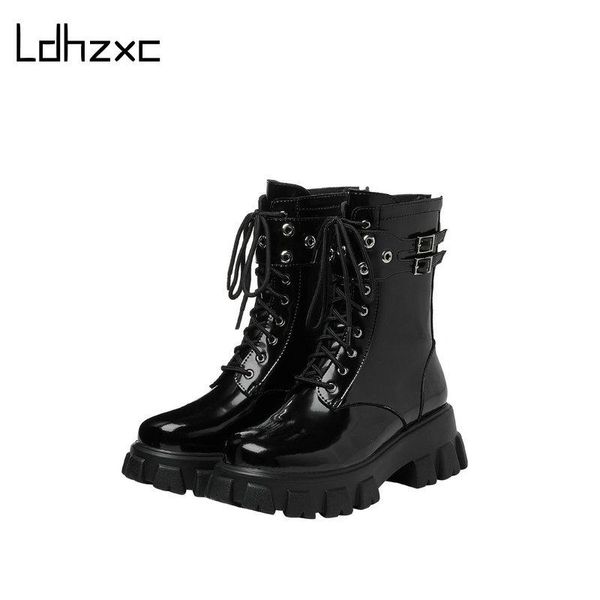 boots ldhzxc elegant platform genuine leather women winter cross tied high heels fashion party basic shoes woman, Black
boots ldhzxc elegant platform genuine leather women winter cross tied high heels fashion party basic shoes woman, Black