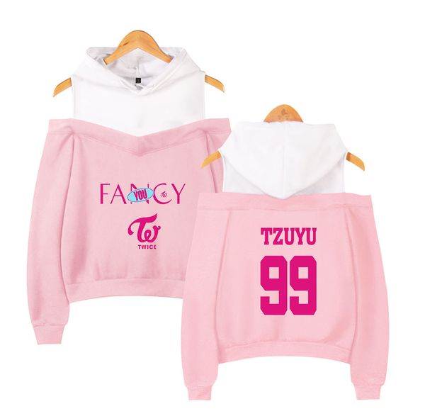 twice fancy pink hoodies women summer harajuku off shoulder hoodies fashion sweatshirt korean style women kawaii clothing kpop 1014, Black
twice fancy pink hoodies women summer harajuku off shoulder hoodies fashion sweatshirt korean style women kawaii clothing kpop 1014, Black