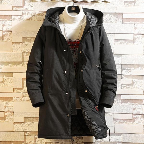 men's down & parkas boutique long cotton-padded clothes loose hooded men plus-size upset a undertakes to fashion leisure trench coat, Black
men's down & parkas boutique long cotton-padded clothes loose hooded men plus-size upset a undertakes to fashion leisure trench coat, Black