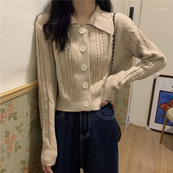 korean hollow out cardigan autumn winter sweater coat women elegant lapel solid color loose knitted cardigan crop 1, White
korean hollow out cardigan autumn winter sweater coat women elegant lapel solid color loose knitted cardigan crop 1, White