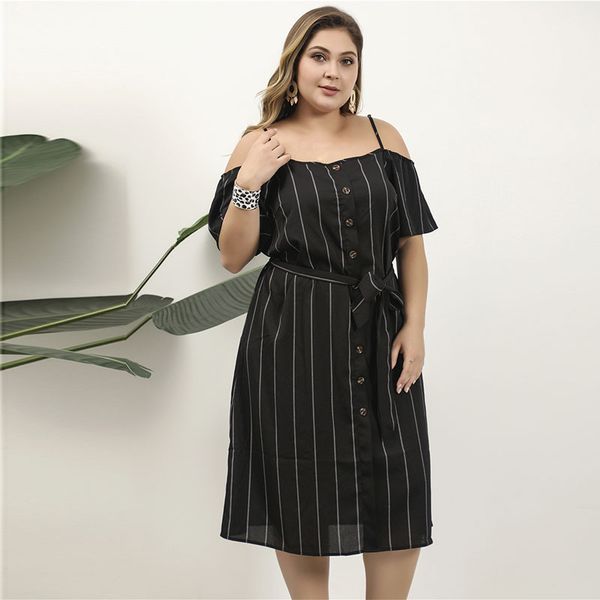 2020 spring and summer currently available plus size dresses shoulder casual midi dress skirt short sleeve middle east section, White;black
2020 spring and summer currently available plus size dresses shoulder casual midi dress skirt short sleeve middle east section, White;black