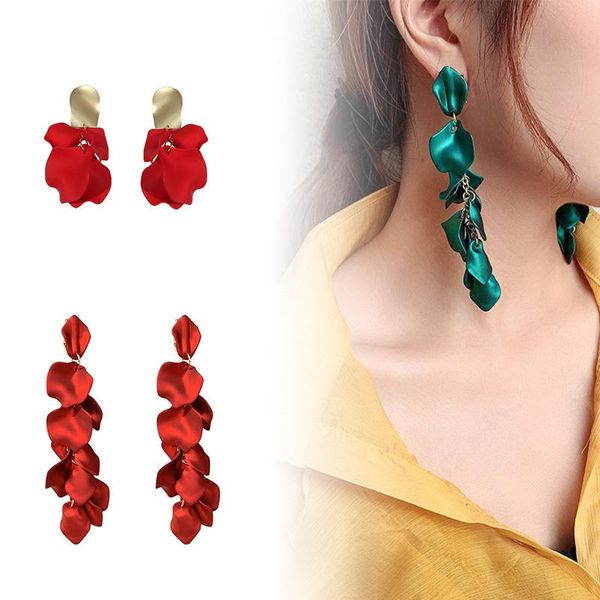 hoop & huggie fashion for women bijoux blue white long tassel dangle earrings rose petal drop weddings party gift jewelry accessories, Golden;silver
hoop & huggie fashion for women bijoux blue white long tassel dangle earrings rose petal drop weddings party gift jewelry accessories, Golden;silver