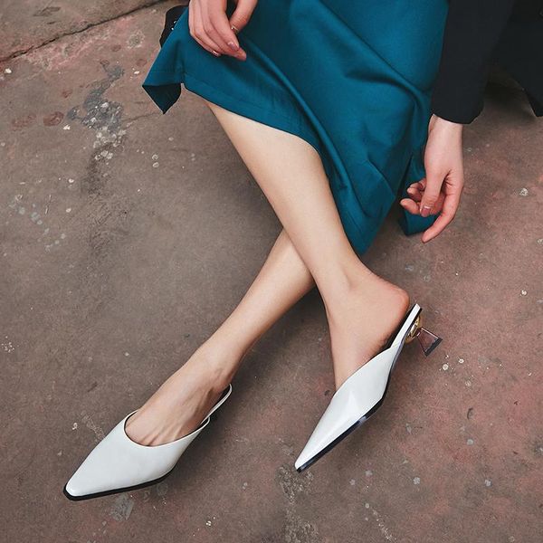 белая кожа женщин остроконечные toe pumps летняя мода мулов обувь женщина 5см высоких каблуках свадебная обувь пром sandalias mujer, Black
белая кожа женщин остроконечные toe pumps летняя мода мулов обувь женщина 5см высоких каблуках свадебная обувь пром sandalias mujer, Black