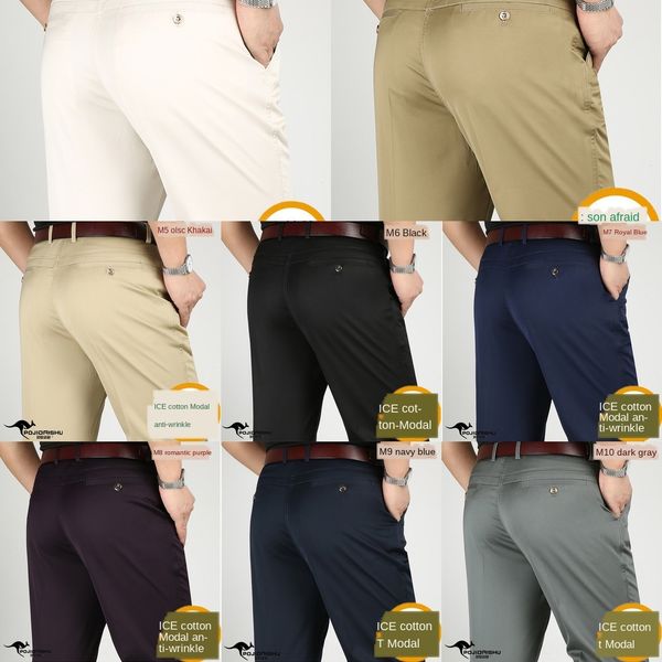 perky kangaroo spring and summer thin casual pants ice silk cotton middle aged men's casual pants business high waist middle aged and e, Blue
perky kangaroo spring and summer thin casual pants ice silk cotton middle aged men's casual pants business high waist middle aged and e, Blue