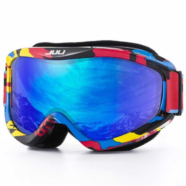 children's ski goggles maxjuli brand professional skiing goggles double layers lens anti-fog uv400 snow goggle fits over glasses 220110
children's ski goggles maxjuli brand professional skiing goggles double layers lens anti-fog uv400 snow goggle fits over glasses 220110