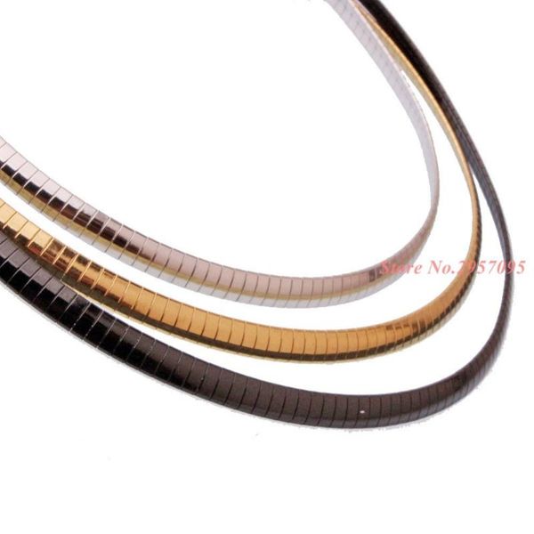 fashion stainless steel silver gold black color chunky collar choker necklace for women snake chain elegant lady jewelry
fashion stainless steel silver gold black color chunky collar choker necklace for women snake chain elegant lady jewelry